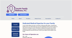 Desktop Screenshot of lincolnfamilywellness.com